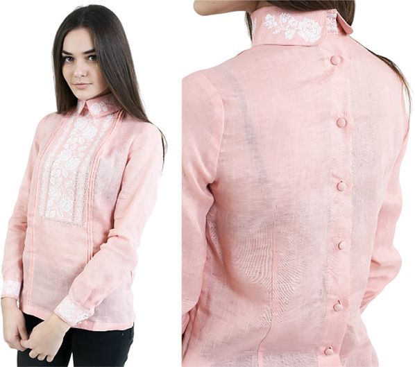 Вишиванка Едельвіка р. 50 рожевий 213-15/00 