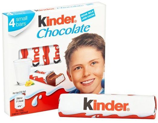 Батончик Kinder Chocolate 4 порции 50 г