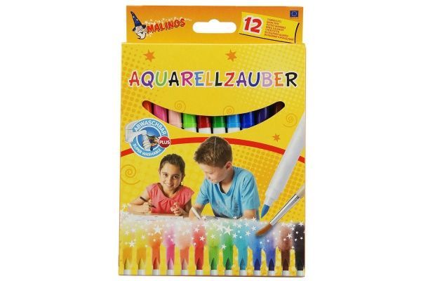 Набір фломастерів Malinos Aquarellzauber 12 шт.