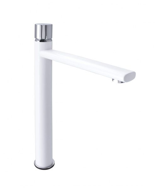 Смеситель для умывальника Rubineta высокий Etna-18/D (WT) ETD0078