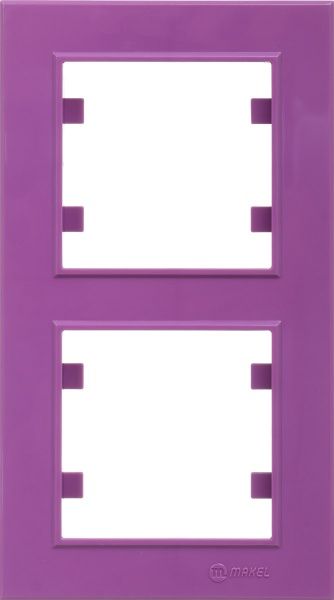 Рамка двомісна Makel Karea вертикальна бузковий