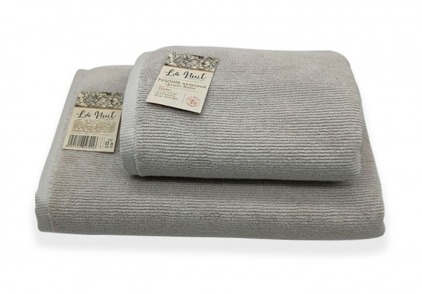 Полотенце Boston 70x140 см бежево-серый La Nuit 