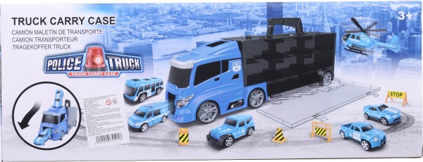 Игровой набор Shantou полиция грузовик-кейс 39.8x13 см голубой 666-08K