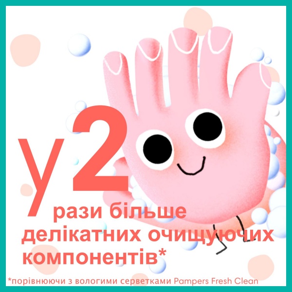 Салфетка Pampers Kids Hygiene On-the-go 40 шт.