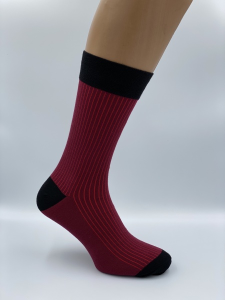 Шкарпетки чоловічі Cool Socks 16861 р. 25-27 бордовий 1 пар 