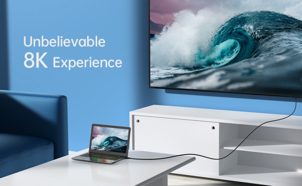 Кабель Choetech XHH-TP20, HDMI V.2.1, 8К 60 Гц 1,8 м (XHH-TP20) 