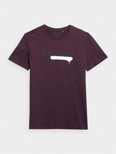 Футболка 4F TSHIRT M0988 4FAW22TTSHM0988-60S р.2XL фіолетовий