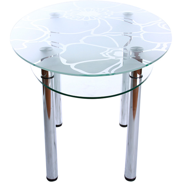 Стол обеденный Maximum DT O Маки матовые с полкой