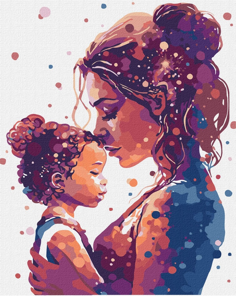 Картина по номерам Объятия матери 40х50 см Идейка