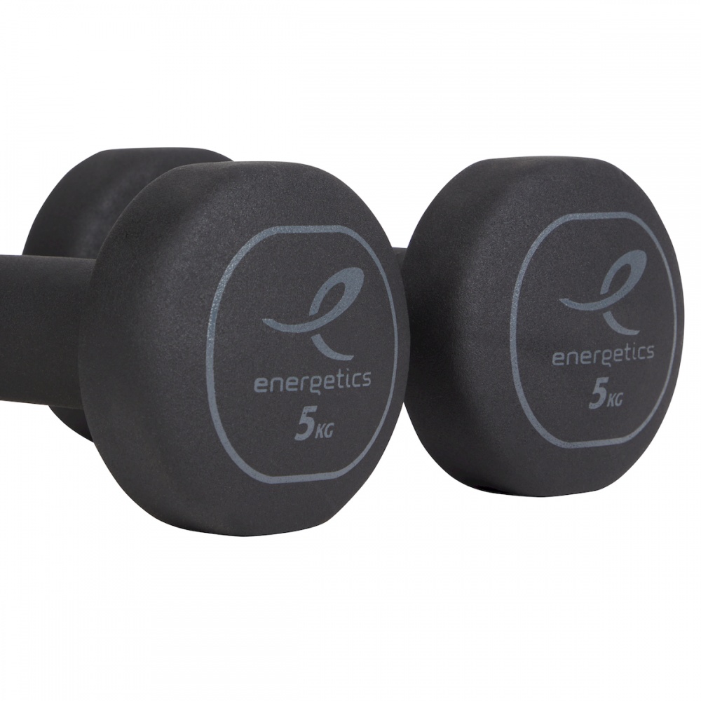 Гантелі Energetics 2 x 5 кг 106225-901050 сірий