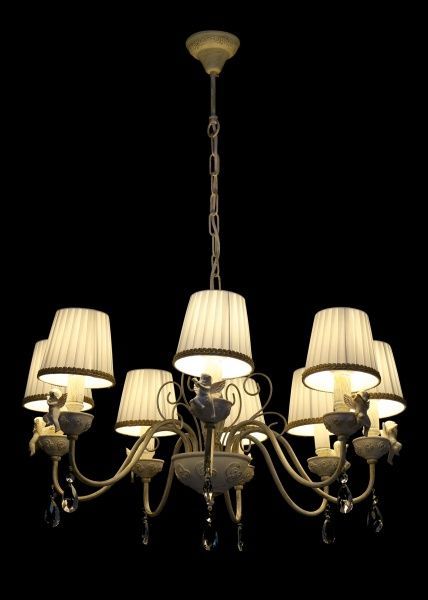 Люстра Arte Lamp A5656LM-8WG 8x40 Вт E14 кремовый белый Сherubino 
