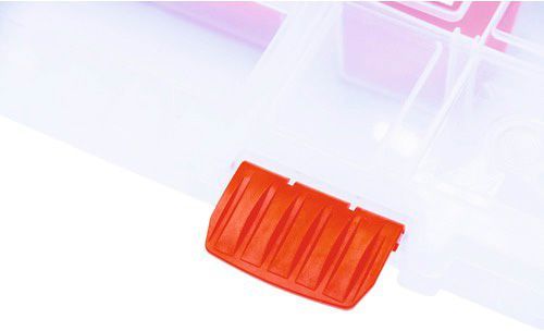 Органайзер для дрібних деталей для метизів Prosperplast прозорий (344x249x50) 20 секцій (NORT14) 14