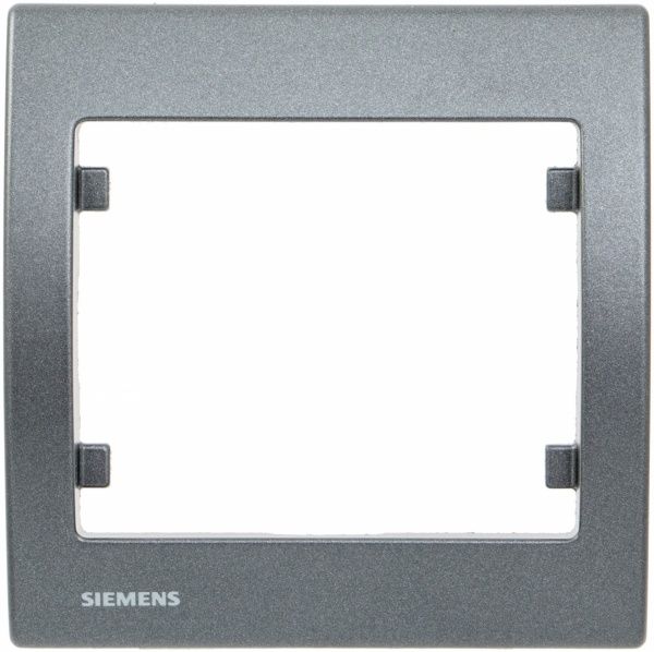 Рамка Siemens IRIS сталь нептун G-S18001-AN