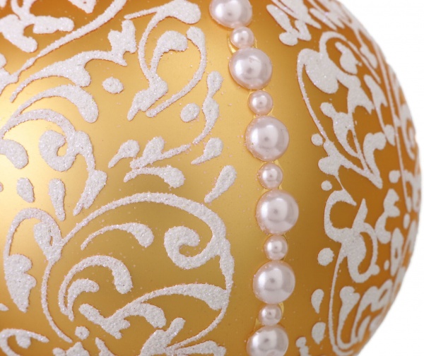 Шар новогодний Элит d 100 мм в ассортименте