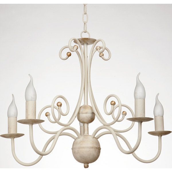 Люстра підвісна Vitaluce 5xE14 бежевий V3296/5 