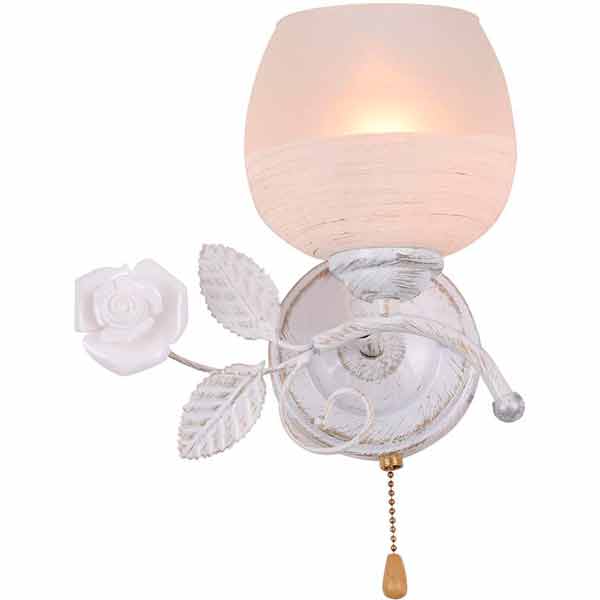 Бра Accento lighting Ares 1x60 Вт E27 білий ALG-75356/1W 