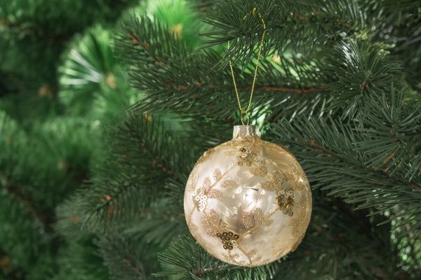 Куля скляна d80 JF154700 золотистий