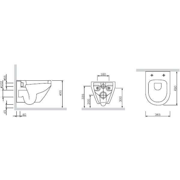 Унітаз підвісний AM.PM Spirit C701738SC