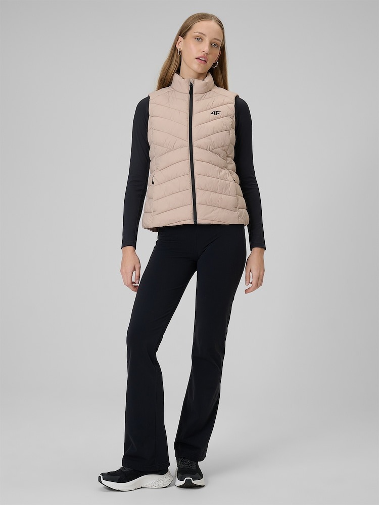 Жилет 4F 4FWSS26TVJAF347-83S р.XS бежевый