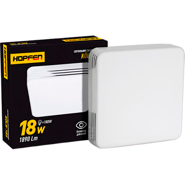 Світильник світлодіодний Hopfen Koln-18S 18 Вт білий 4500 К 