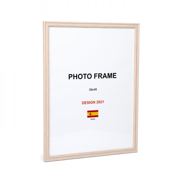 Рамка для фото 1 фото 30х40 см бежевый 