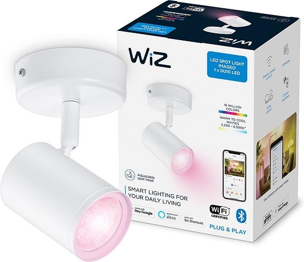 Светильник светодиодный WIZ IMAGEO Spots 3х5W 2200-6500K RGB Wi-Fi белый 