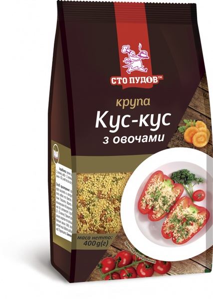 Кускус Сто пудів з овочами 400 г 