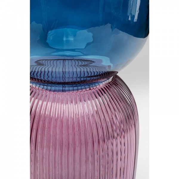 Ваза KARE Design Marvelous Duo 40 см сине-фиолетовая 