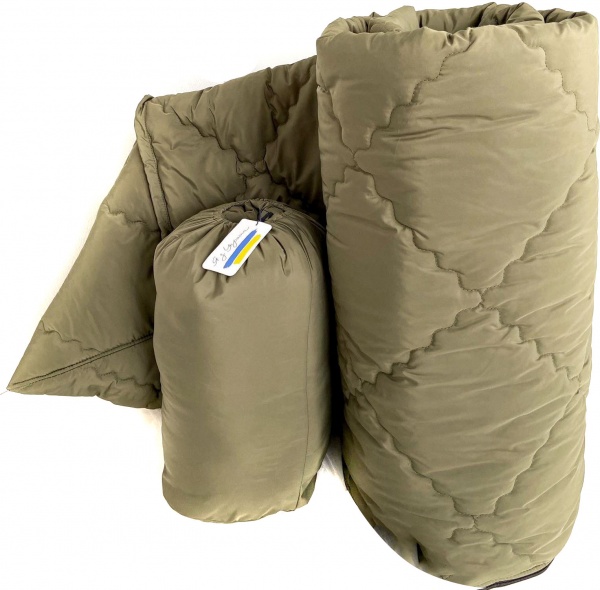Спальный мешок с капюшоном и чехлом 225х75 см