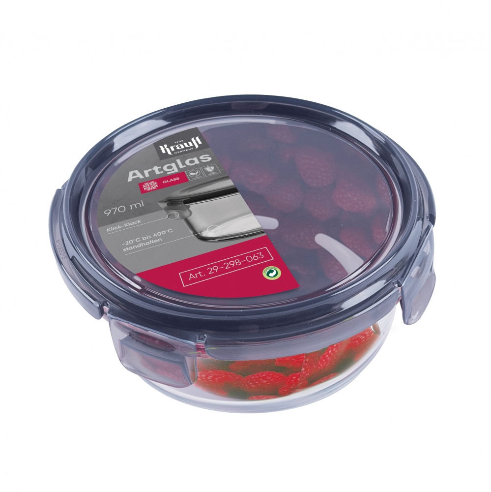 Контейнер с крышкой Krauff Artglas 970 мл 29-298-063