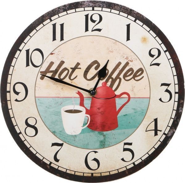 Часы настенные Hot Coffee