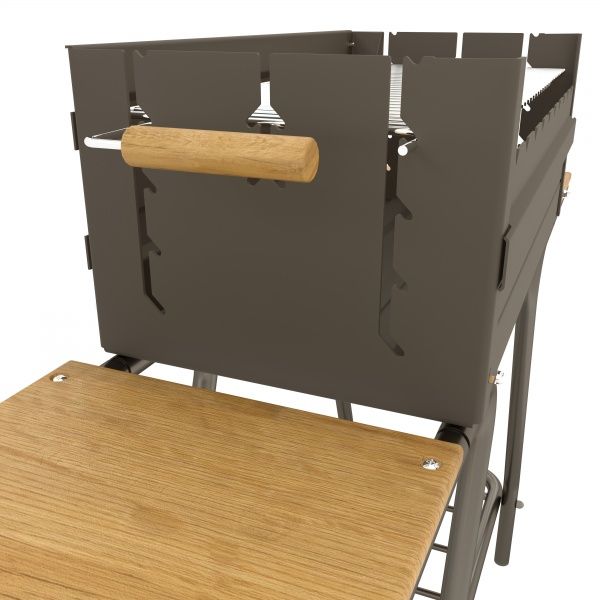 Мангал-барбекю Mousson на колесах