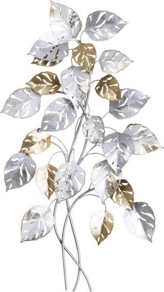 Декор настенный Silvi 50,2x90,8 см светло серо-золотистый 