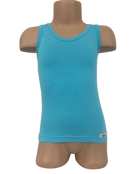 Майка дитяча для хлопчика Bibo майка для хлопчика р.140 бірюзовий 44050 