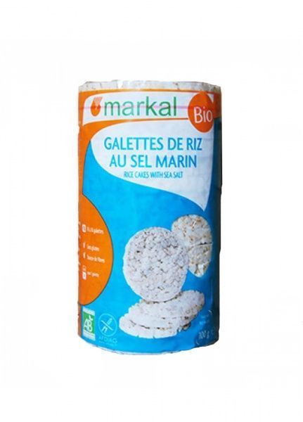 Хлібці Markal рисові з морською сіллю органічні 100 гр