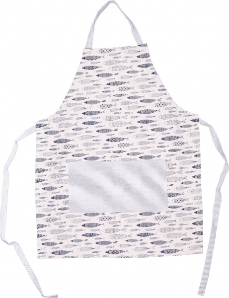 Фартук Fish синяя полоска La Nuit