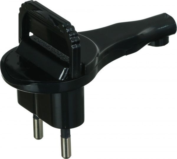 Вилка кабельная Electraline 250В 10А IP20 пластик черный