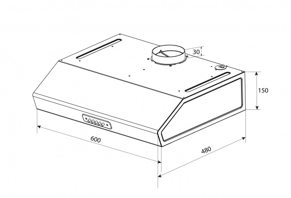 Вытяжка Pyramida WHK 60 IV