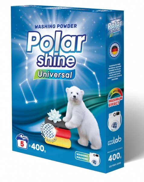 Порошок для машинной стирки Pride POLAR SHINE 0,4 кг 