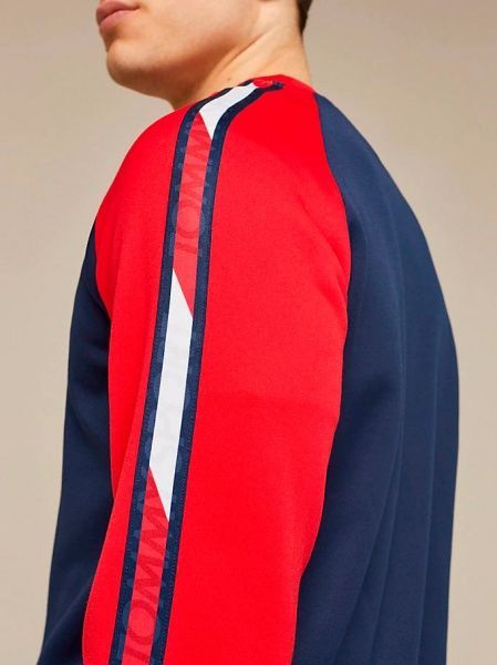 Джемпер Tommy Hilfiger FLEECE TAPE CREW S20S200276401 р. XL темно-синий