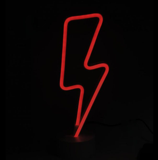 Настольная лампа декоративная Zuma Line LIGHTNING 2 Вт белый