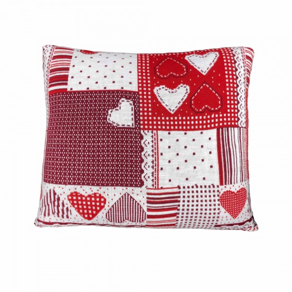 Подушка декоративная Мереживо 45x45 см 120 Красная 
