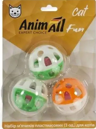 Набор игрушек AnimAll Fun Cat VP057 3 шт для кошек
