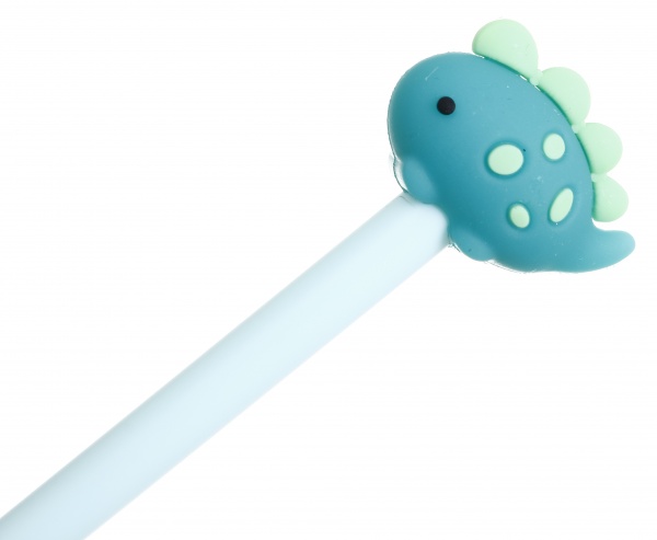 Ручка гелевая Dino голубая 