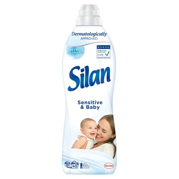 Кондиціонер для білизни Silan Sensitive & Baby 0,88 л