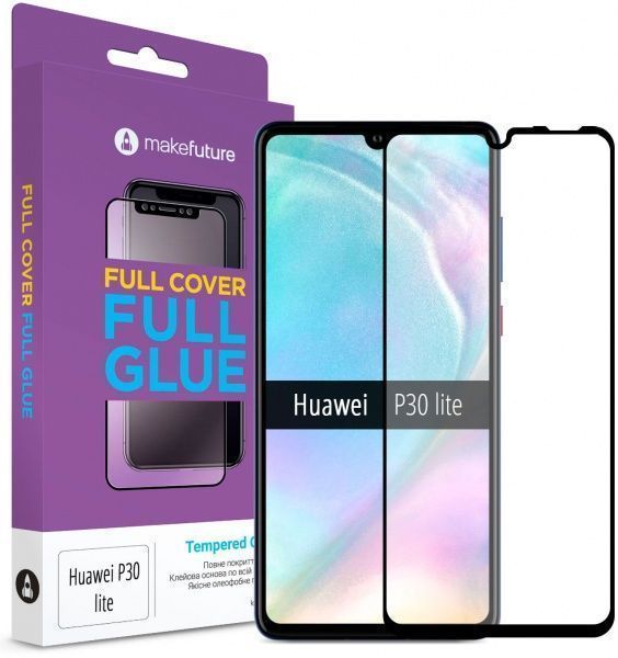 Захисне скло MakeFuture Full Cover Full Glue для Huawei P30 Lite (MGF-HUP30L) 