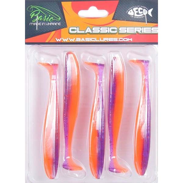 Приманка рыболовная Basic Lures White Bait 4,0 100 мм 5 шт. 972 силиконовая