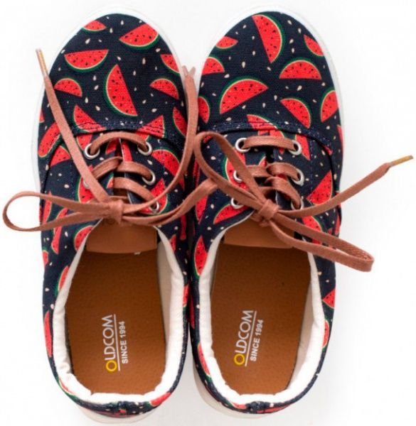 Кеды детские Олдком TAYLOR MELON р.32 черно-красный 