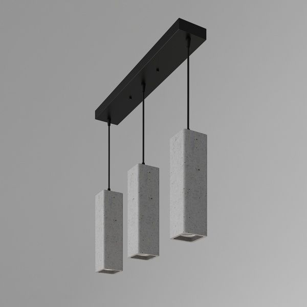 Светильник подвесной Точка Света СВБ-П-002-250-3S 3x8 Вт G5.3 бетон 