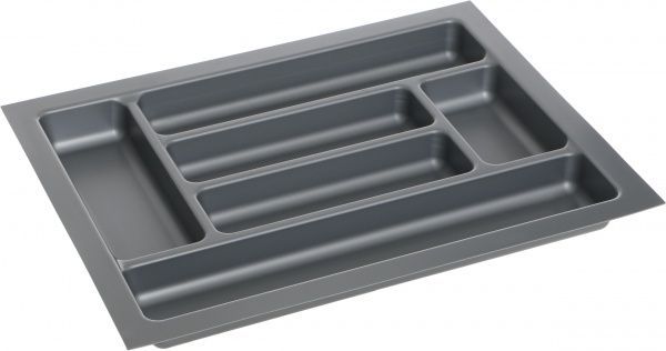 Лоток для столовых приборов Standart 450 38x48x4,5 см серый